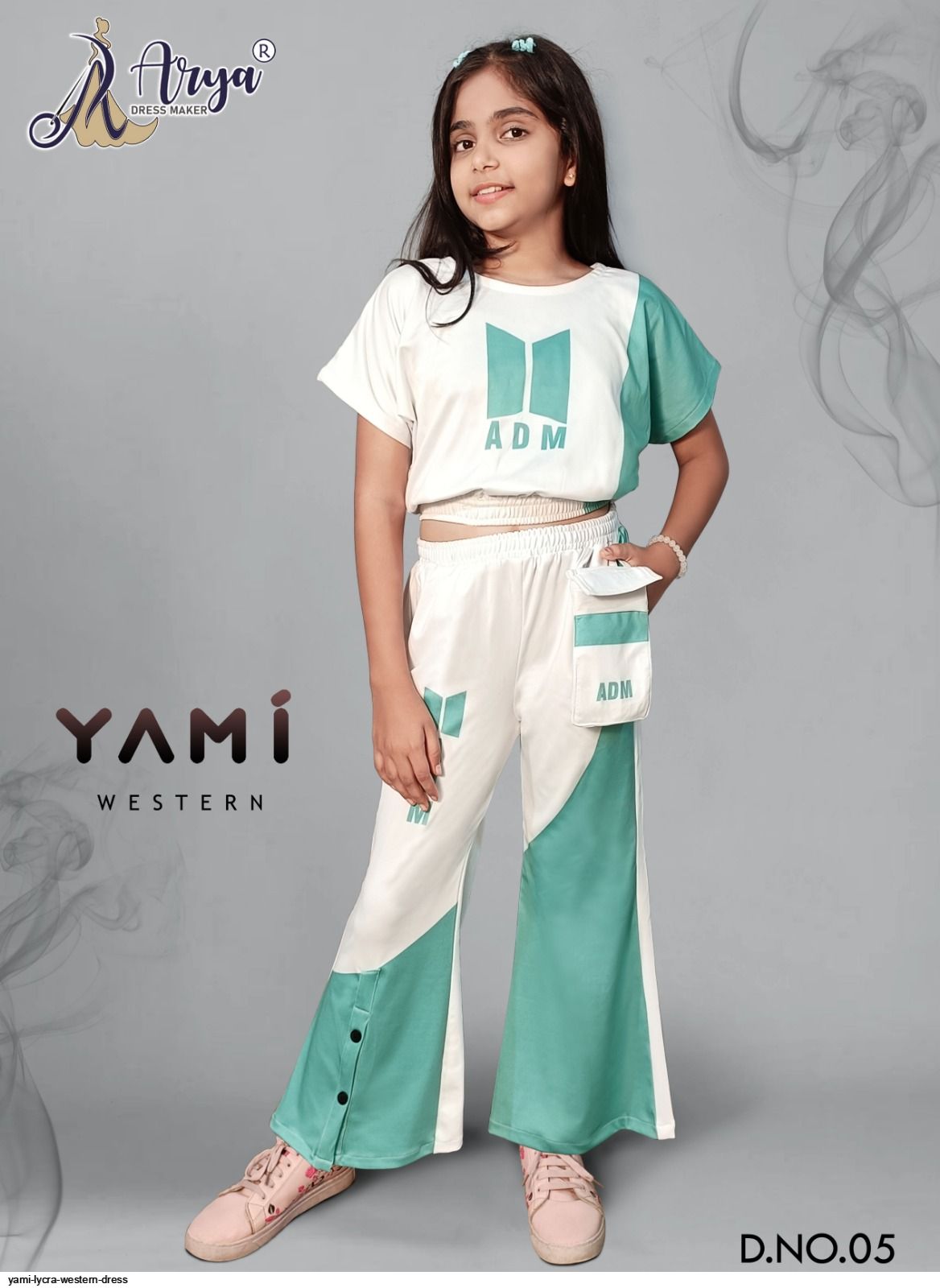 YAMI LYCRA WESTERN DRESS D