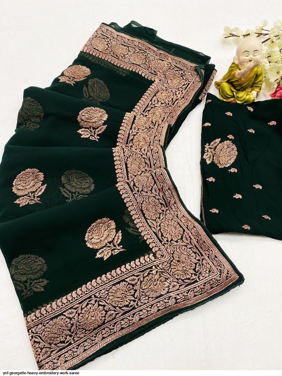 Pin by Aakriti Dhar on Sarees | Crepe saree, Fancy blouses, Saree