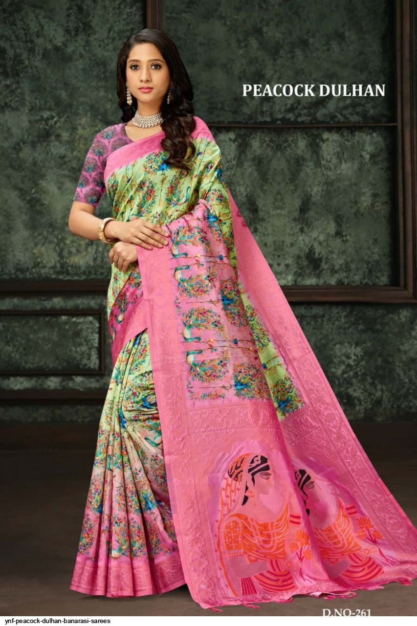 Ynf Peacock Dulhan Banarasi Sarees 0518