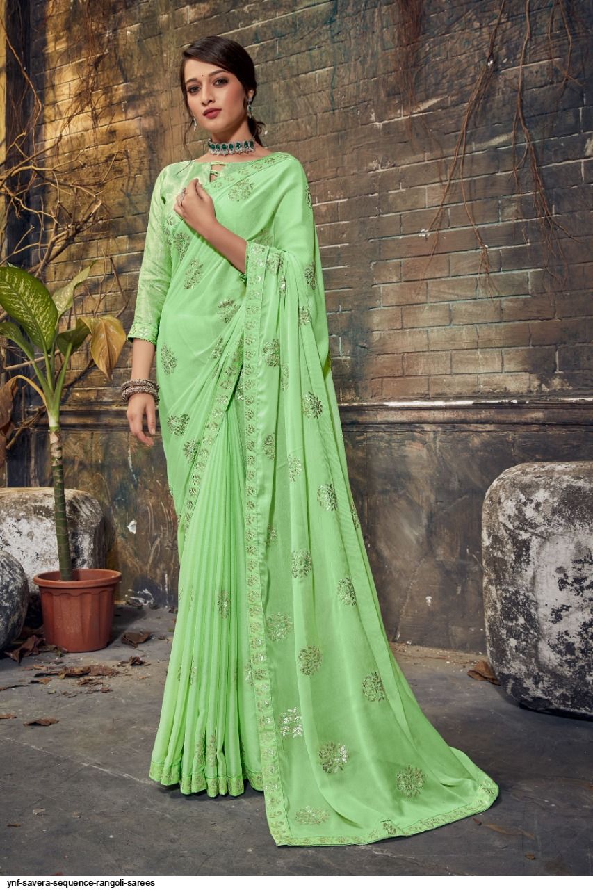 YNF SAVERA SEQUENCE RANGOLI sarees