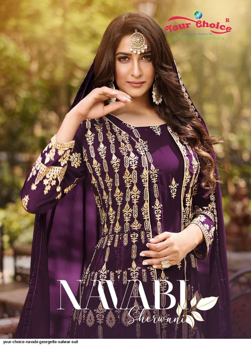 YOUR CHOICE NAVABI GEORGETTE READYMADE SUIT
