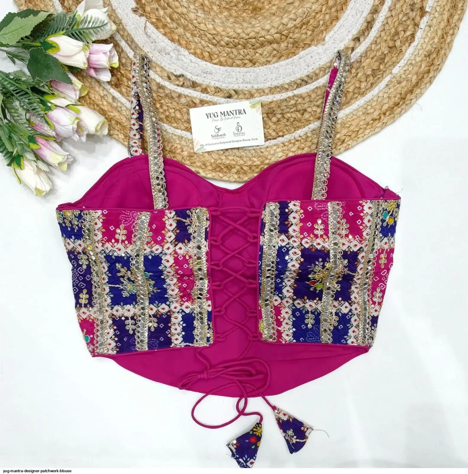 LATEST DESIGNER PATCHWORK BLOUSE B