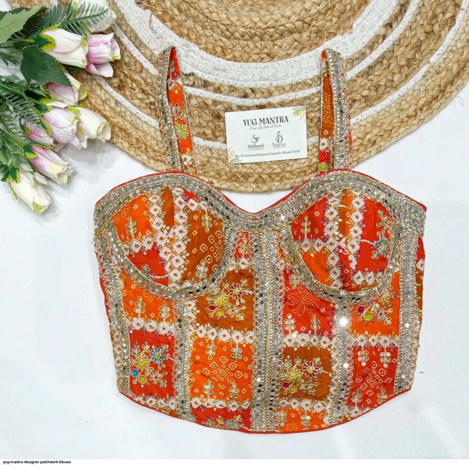 LATEST DESIGNER PATCHWORK BLOUSE H