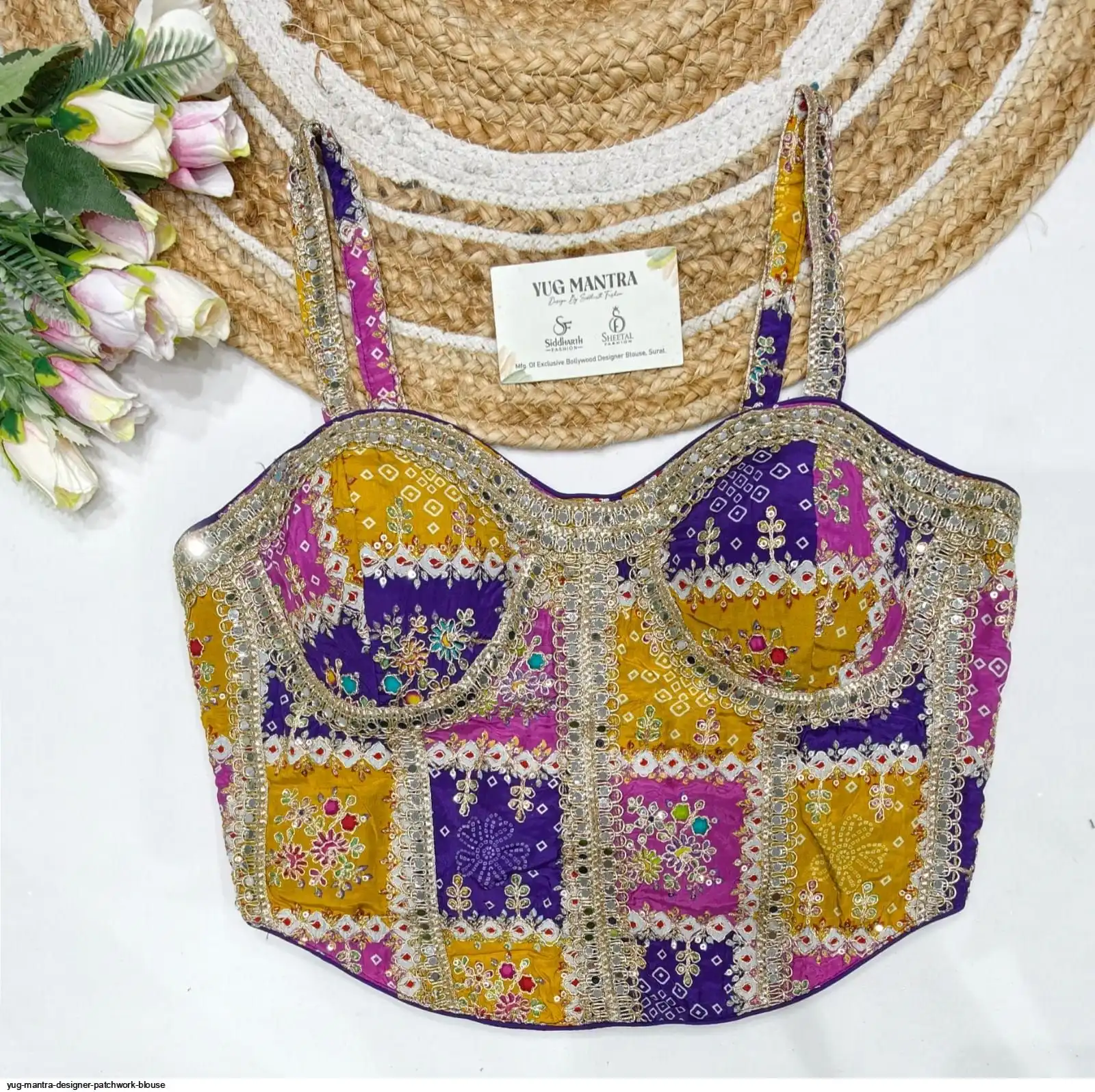 LATEST DESIGNER PATCHWORK BLOUSE A