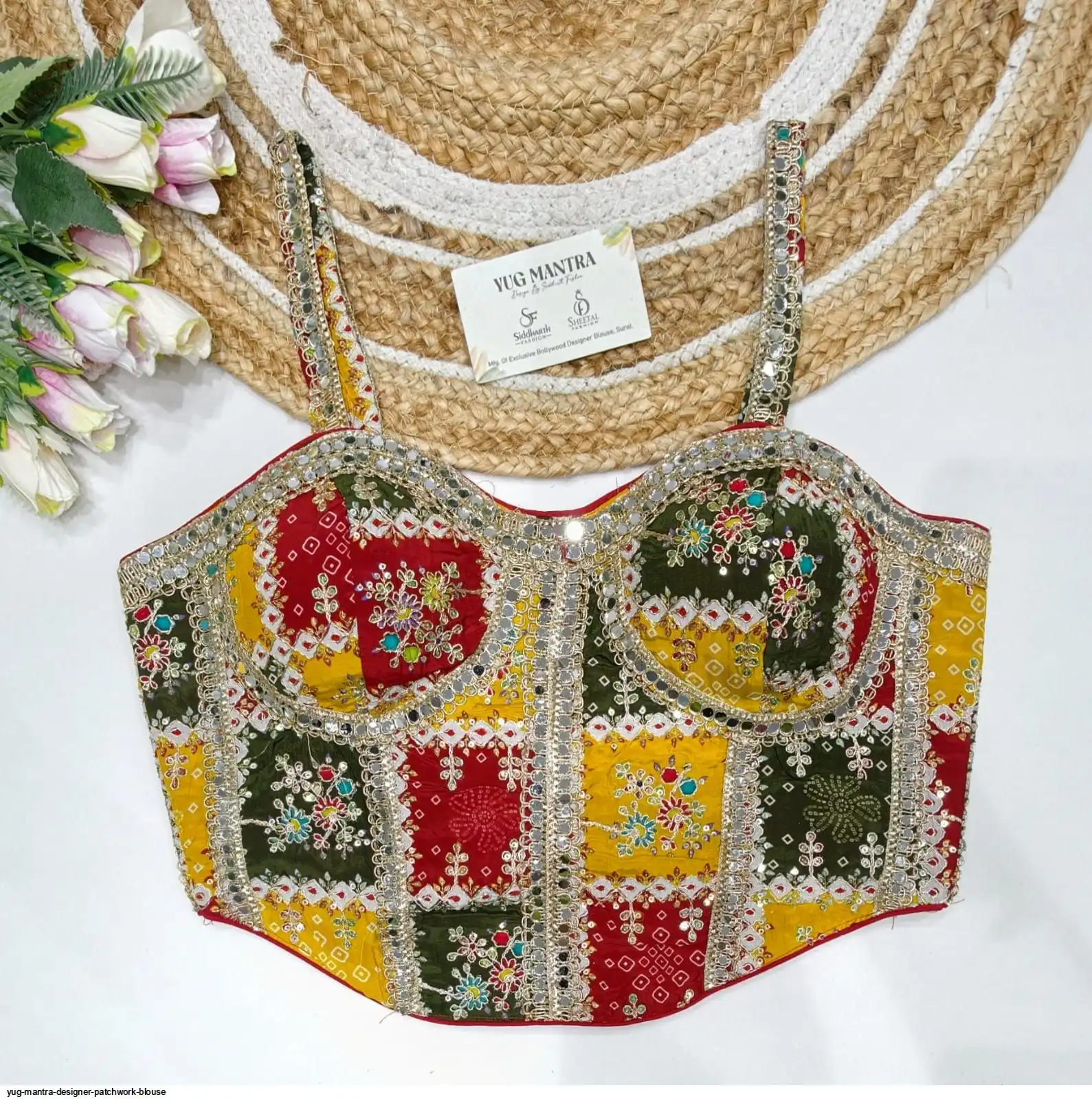 LATEST DESIGNER PATCHWORK BLOUSE G
