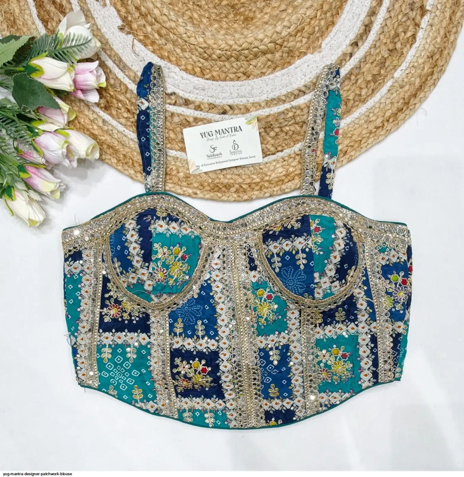 LATEST DESIGNER PATCHWORK BLOUSE C
