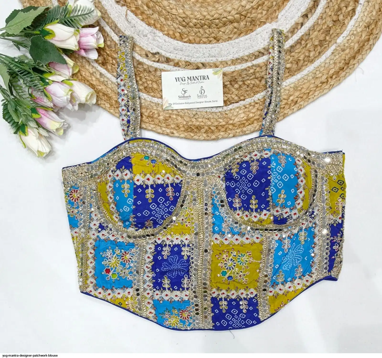 LATEST DESIGNER PATCHWORK BLOUSE D