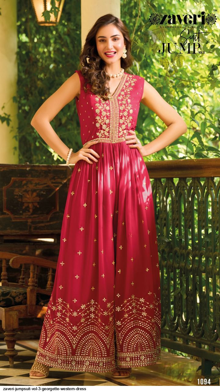 zaveri JUMPSUIT VOL 3 western dress