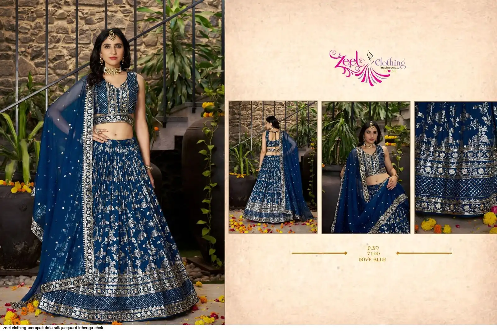 Zeel Clothing Amrapali 7100 Cotton