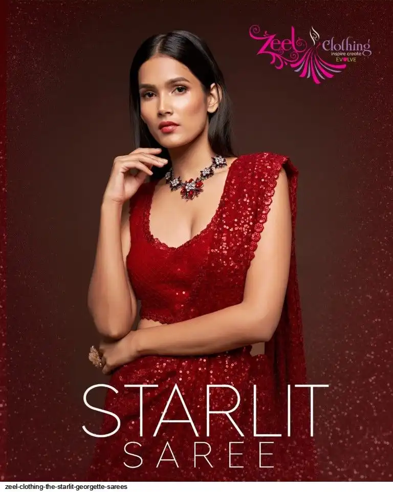 ZEEL CLOTHING THE STARLIT GEORGETTE SAREES