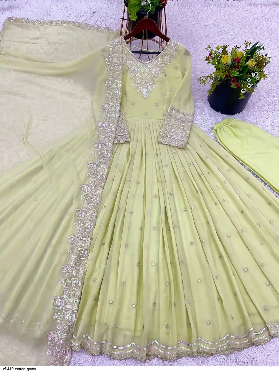 ZF 419 COTTON GOWN 1