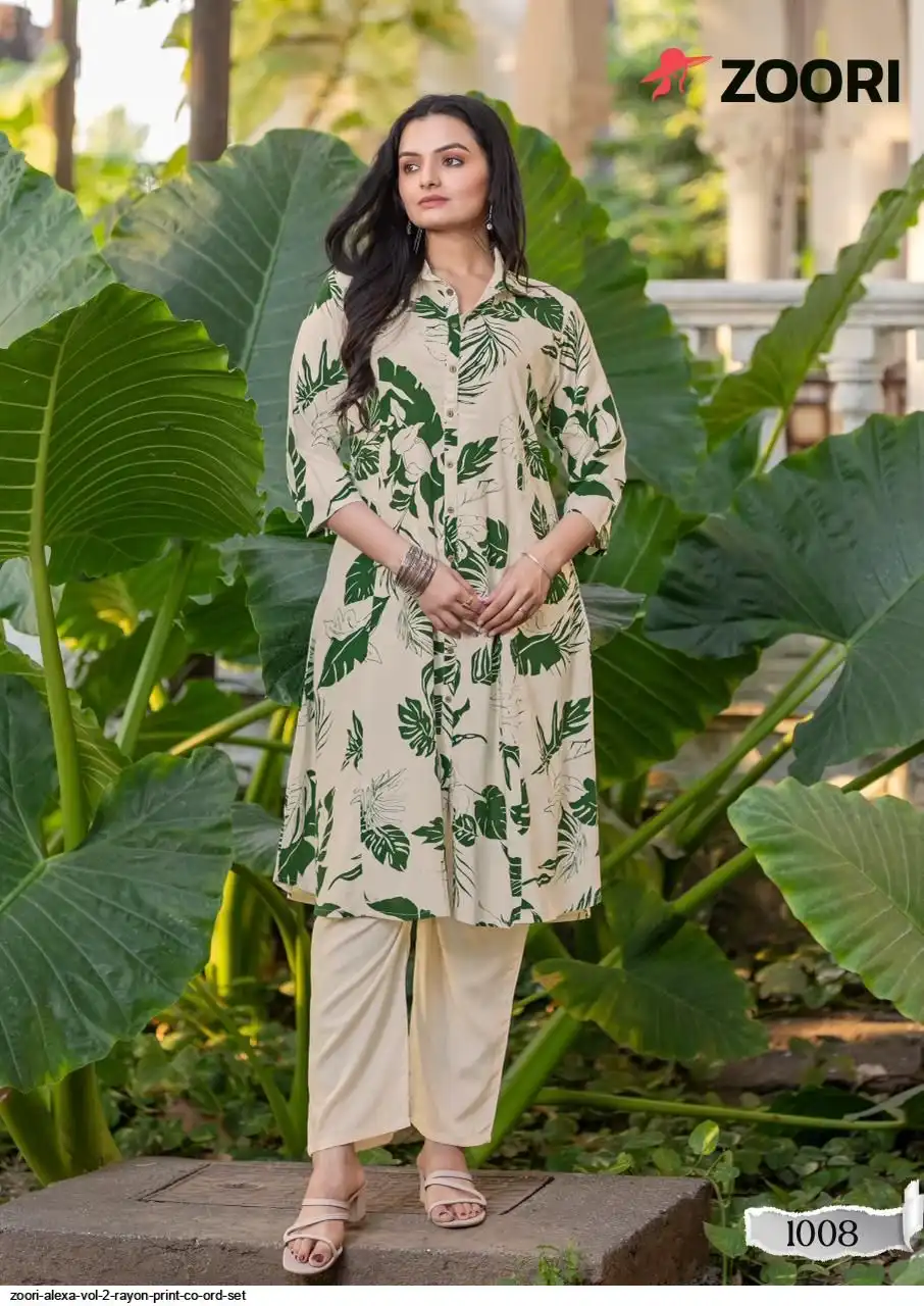 ZOORI Alexa Vol 2 Rayon Print CO ORD SET