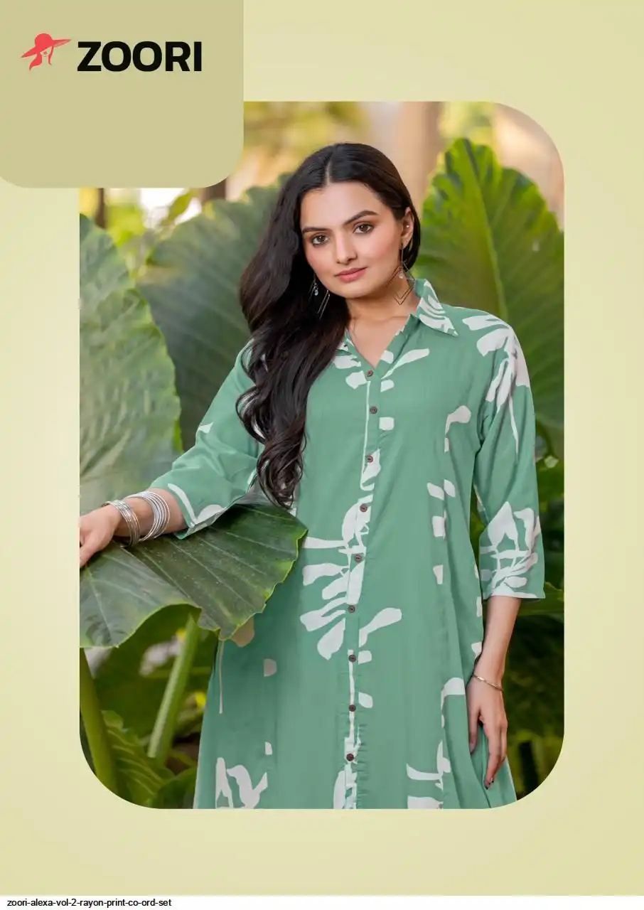 ZOORI Alexa Vol 2 Rayon Print CO ORD SET