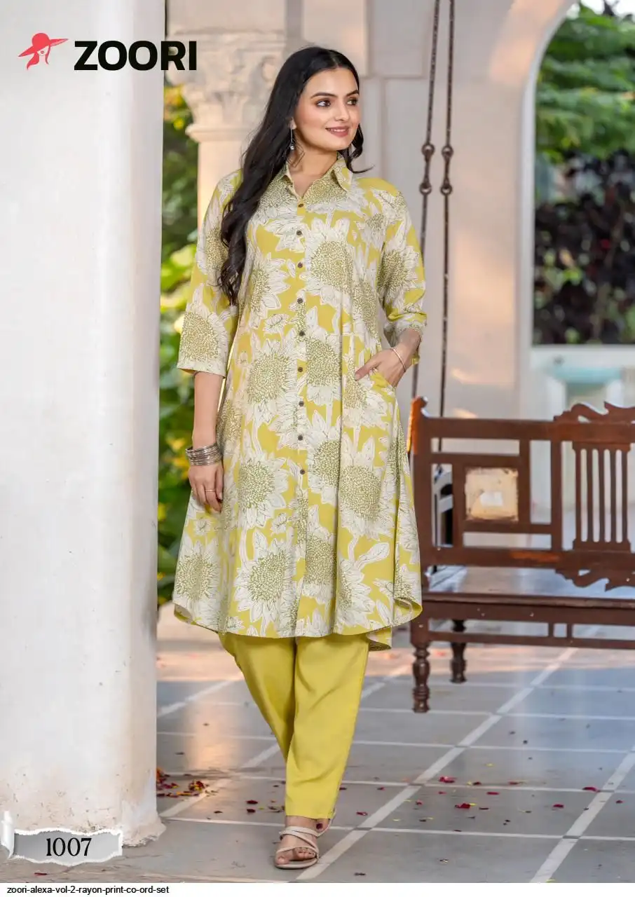 ZOORI Alexa Vol 2 Rayon Print CO ORD SET