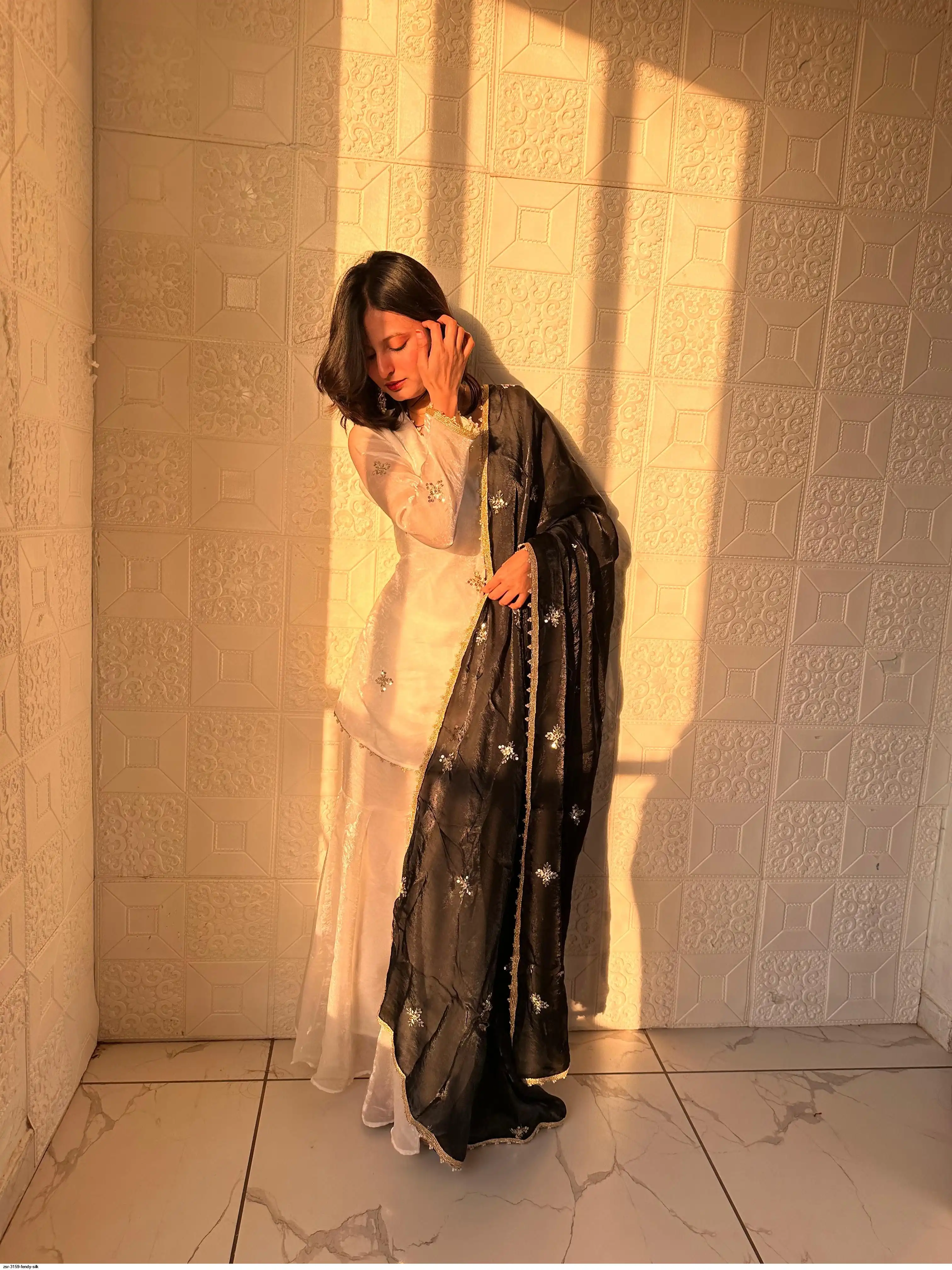 ZSR 3159 FENDY SILK SALWAR SUITS A