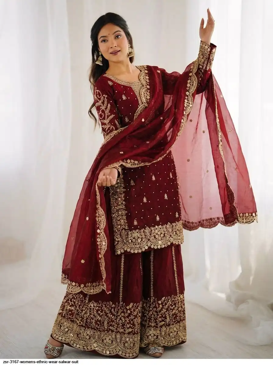 ZSR 3167 WOMENS ETHNIC WEAR SALWAR SUIT G