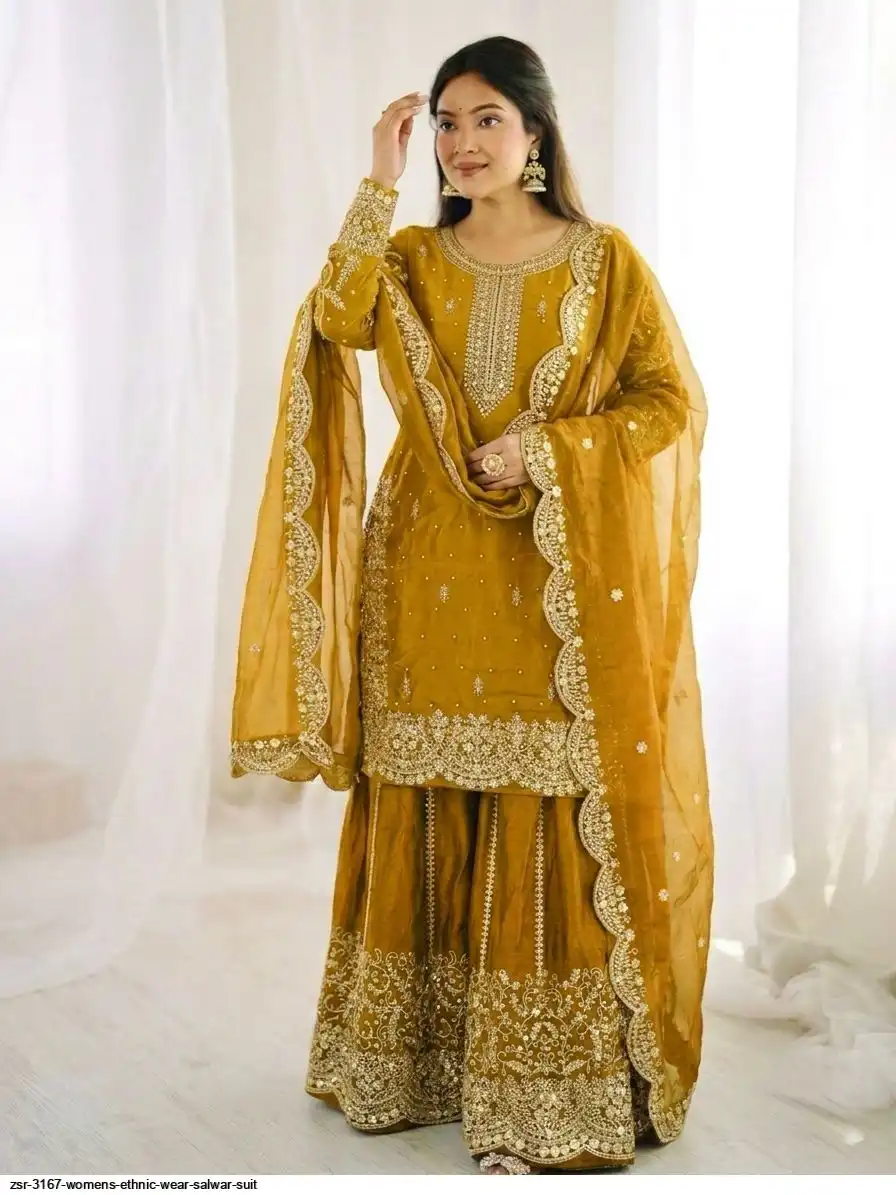 ZSR 3167 WOMENS ETHNIC WEAR SALWAR SUIT S