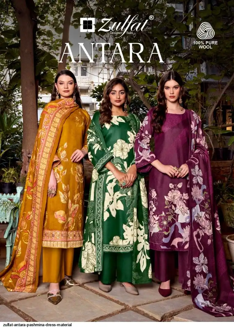 ZULFAT ANTARA PASHMINA DRESS MATERIAL