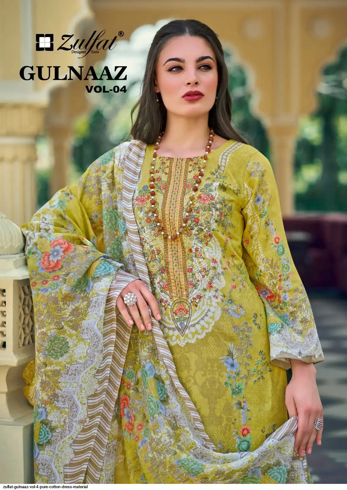 Zulfat GULNAAZ VOL 4 Pure Cotton DRESS MATERIAL