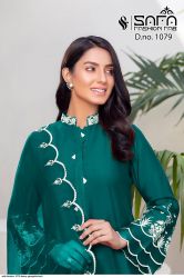 SF 899 BY SAFA FASHION FAB GEORGETTE FORMAL WEAR DESIGNER KURTI WITH CIGARETTE  PANTS - Reewaz International