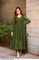 Georgette anarkali kurti hotsell